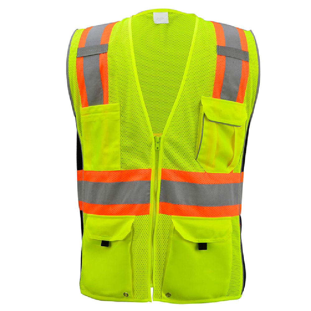 Factory Price Logo Custom Multi-Color Reflective Vests 100% Polyester Traffic Reflective Jacket Safety Vest