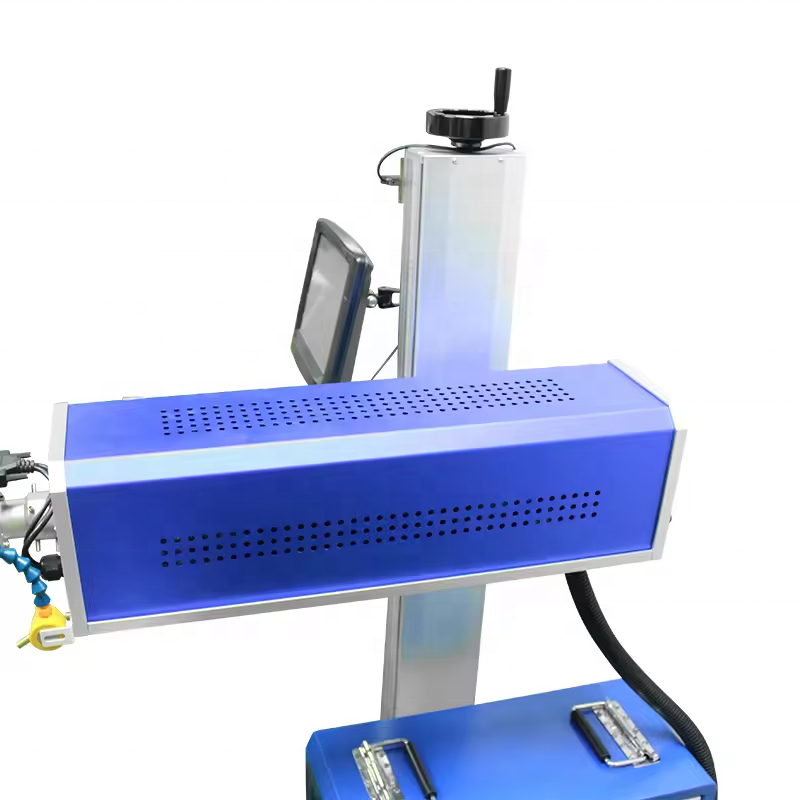 JGH-103F 30W 50W 100W CO2 Portable Flying Laser Marking Machine is Suitable for Craft gifts IC Industry Electronic Components