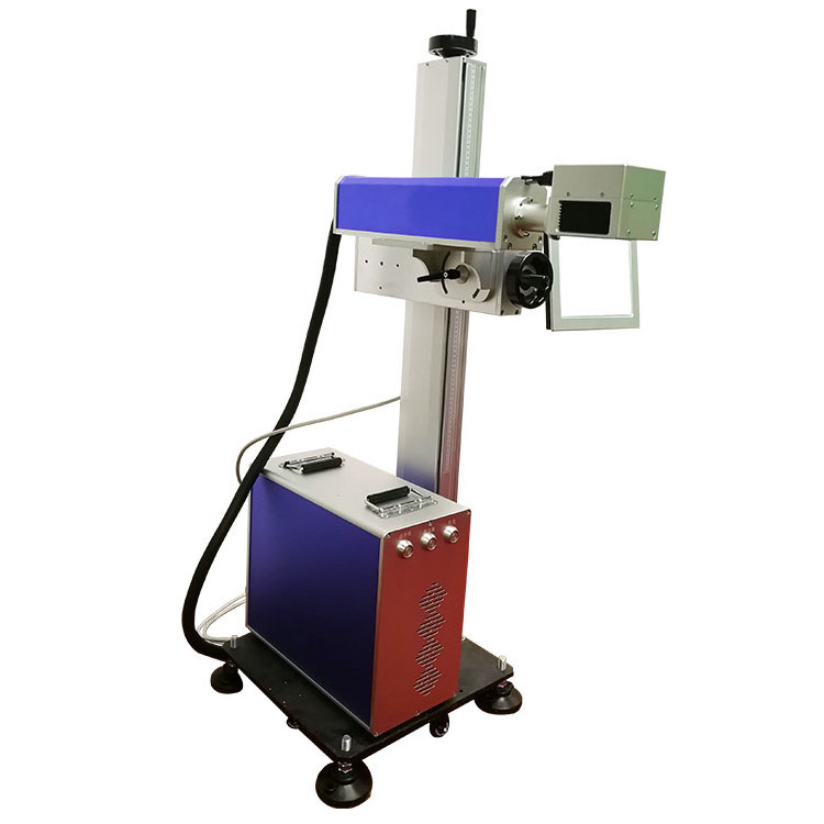 JGH-103F CO2 Flying Laser Marking Machine for applying to craft gifts,clothing,shoes and bags as well as the IC industry