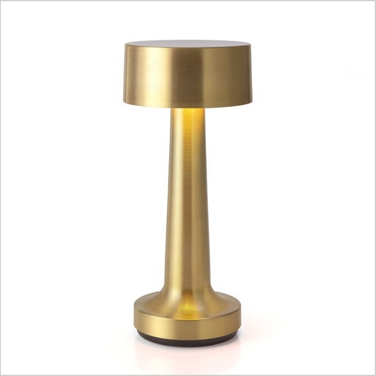 European Bar Restaurant Hotel Bed Side Decoration Dimmable Cordless Rechargeable Table Lamp