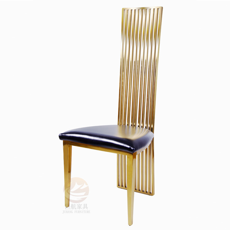 Manufacturers direct sales of stainless steel dining chair   stainless steel bamboo row chair