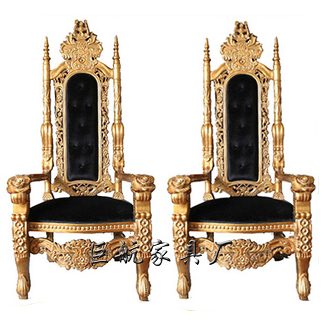 Hot sale fiberglass king throne chair rental for wedding ceremony