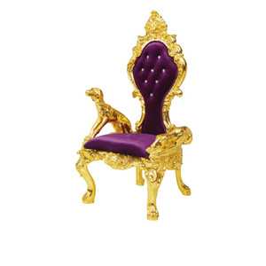 king lion chair for hotel for wedding banquet glassy style cheap wholesale