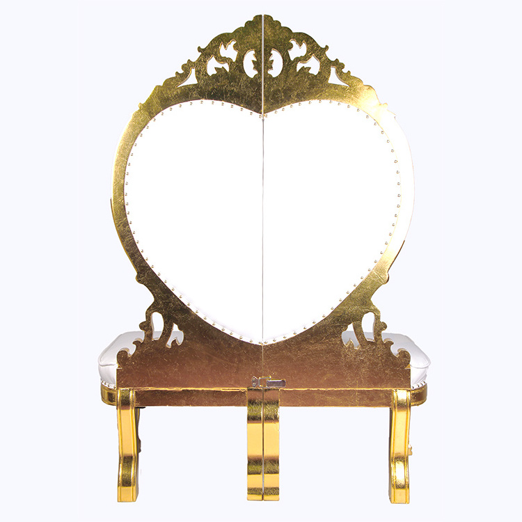 Foshan wholesale combined heart shape loveseat for wedding events wedding sofa and chair