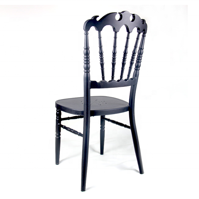 foshan wholesale black aluminum chiavari chair used for outdoor or indoor wedding