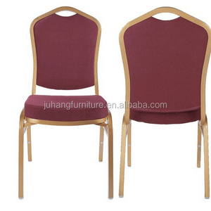 factory wholesale Crown Back Aluminum Banquet Chair Sale metal banquet chair