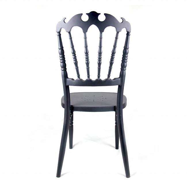 foshan wholesale black aluminum chiavari chair used for outdoor or indoor wedding