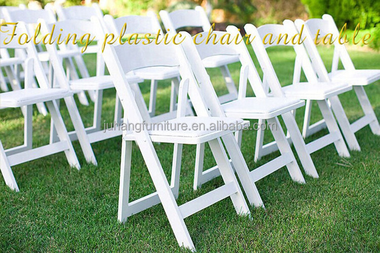 Wholesale Top Quality Outdoor Foldable Chair Wedding Event Portable Plastic Wimbledon Garden Chairs White Resin Folding Chair