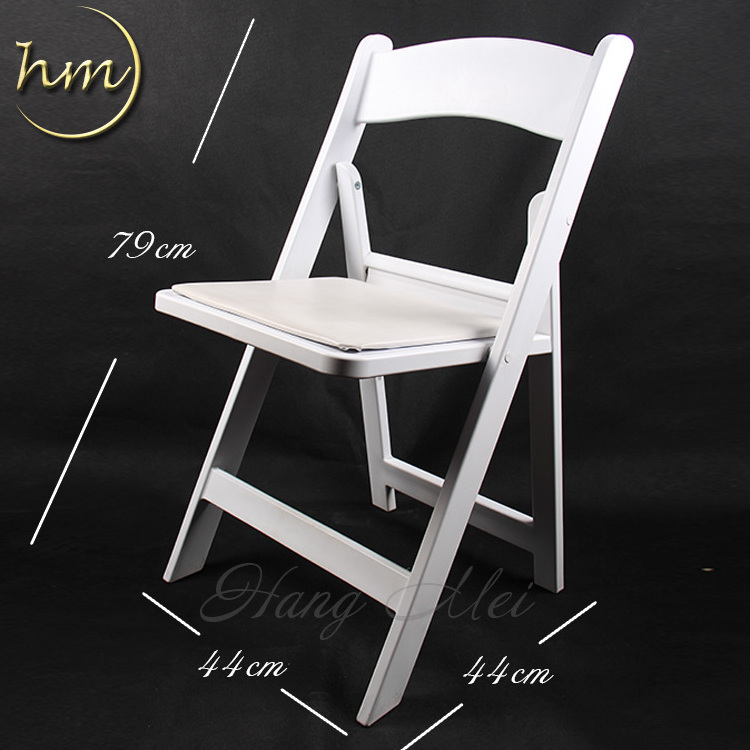 Wholesale Top Quality Outdoor Foldable Chair Wedding Event Portable Plastic Wimbledon Garden Chairs White Resin Folding Chair