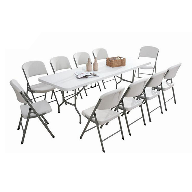 Folding Outdoor Party Plastic Tables And Chairs