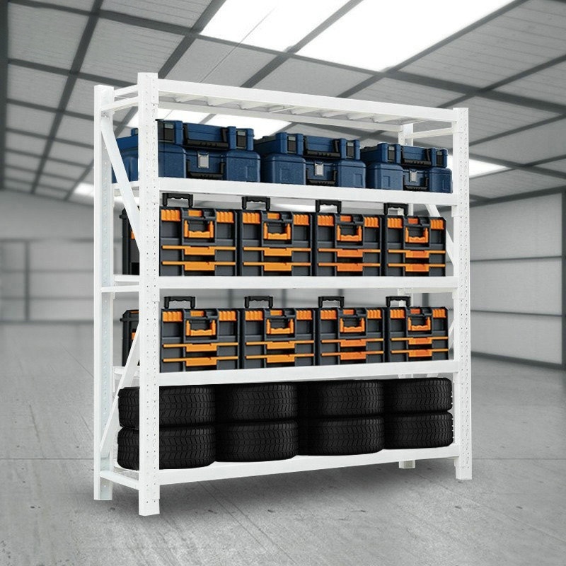 Gravity Flow Racking System - Industrial Warehouse Pallet Storage Shelves with Metal Shelving Rack