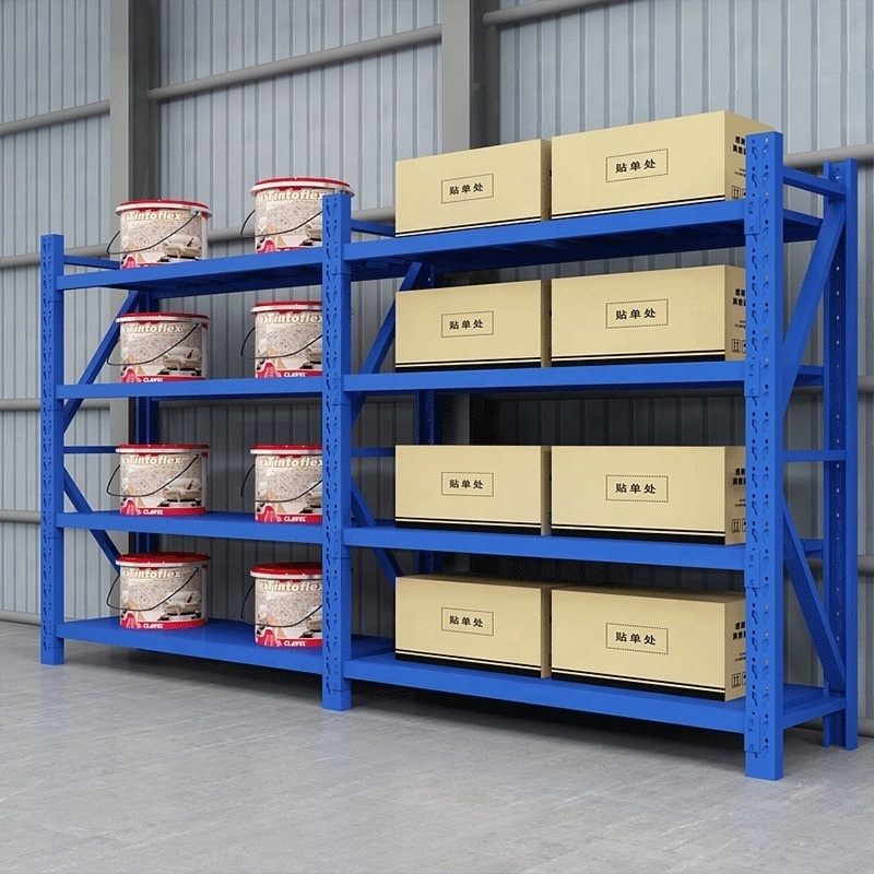 Gravity Flow Racking System - Industrial Warehouse Pallet Storage Shelves with Metal Shelving Rack