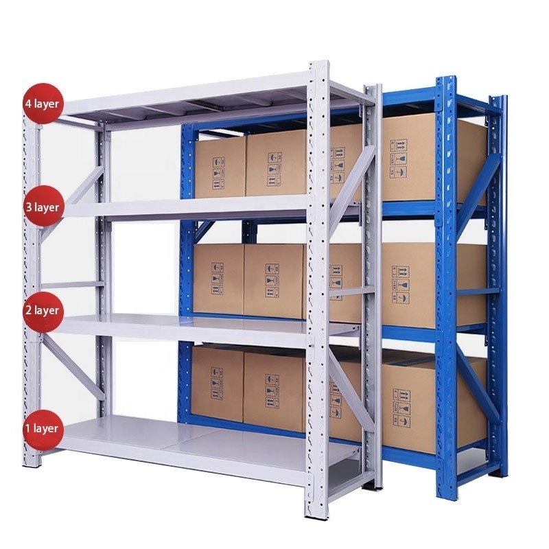 2024 Customized Size Big Capacity Goods Shelf Custom Metal Shelf For Warehouse