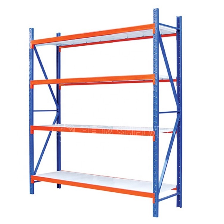 Capacity Adjustable Light Duty Boltless Storage Racking Warehouse Shelving Unit