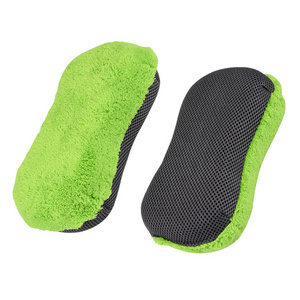 Premium Grade Microfiber Car Wash Sponge Multi-Use Dish Cleaning Sponge Kitchen