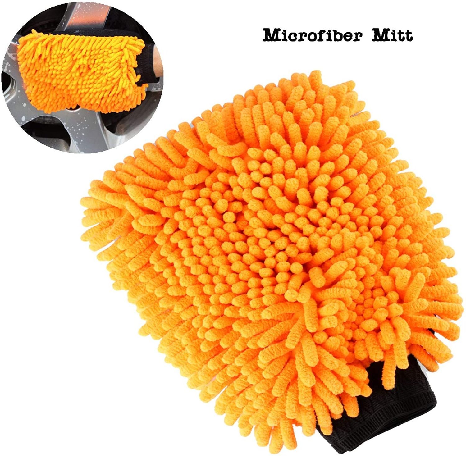 Premium Chenille Microfiber Cleaning Mitt 20*35cm For Car Cleaning