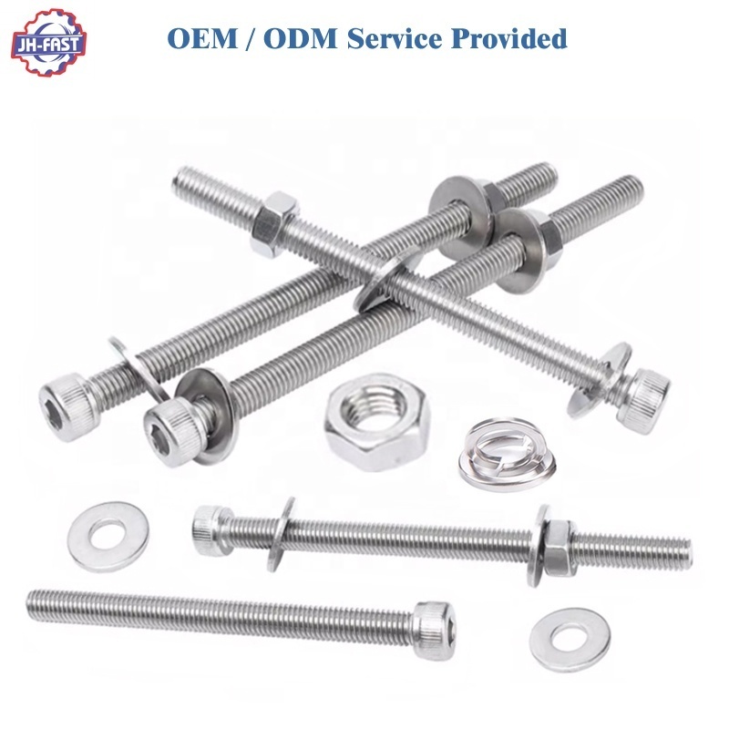 Stainless steel din 912 a2 70 a4-80 m2 m8 m12 allen hexagon hex socket head cap screws din912 304 316 allen key bolt screw