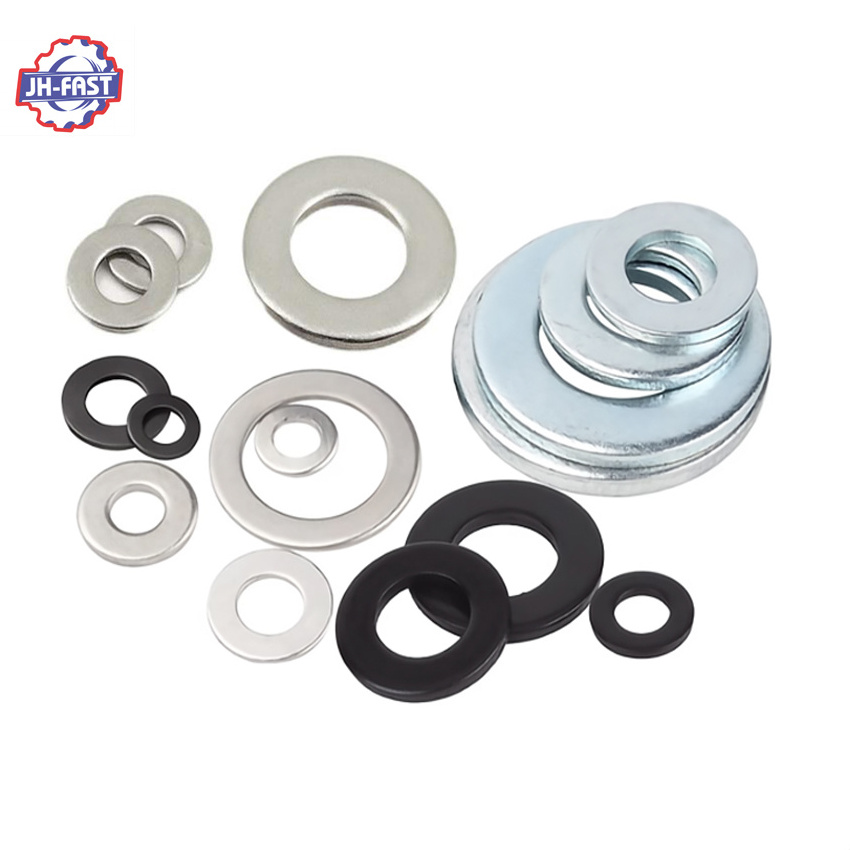 Custom steel metal Washer m2 m12 m30 stainless steel brass Copper Plastic Nylon plain Square Split Spring Lock Flat Washer