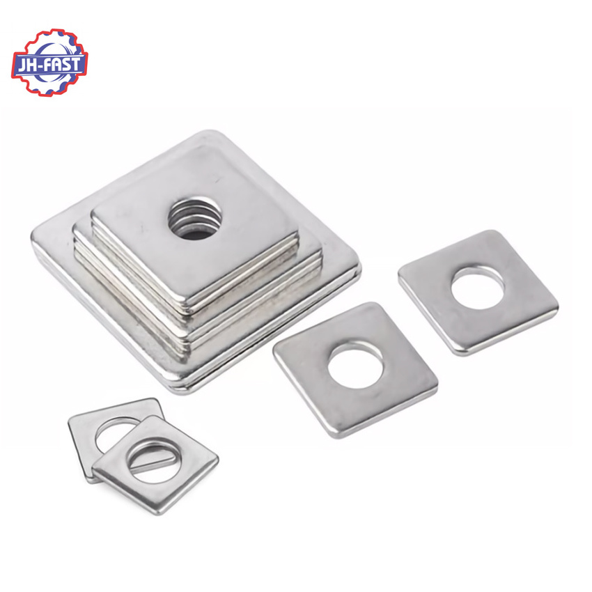 Custom steel metal Washer m2 m12 m30 stainless steel brass Copper Plastic Nylon plain Square Split Spring Lock Flat Washer