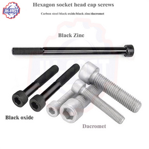 Black white zinc plated hex socket head allen bolt m6 m8 x 45 stainless din 912 screw allen bolts