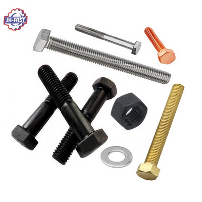 Din 931 full half threaded long hex bolt din931 933 brass stainless carbon steel din933 M5 M6 M8 to M64 hexagon hex head bolts