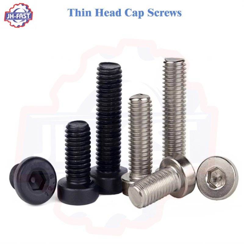 Black white zinc plated hex socket head allen bolt m6 m8 x 45 stainless din 912 screw allen bolts