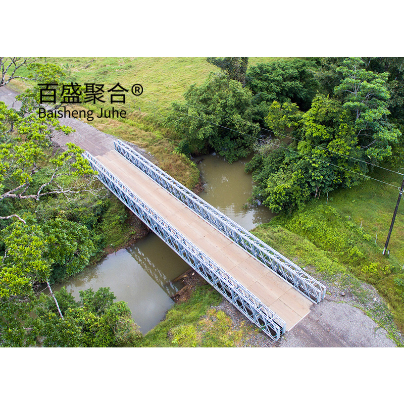 Galvanized Penal Competitive Price steel structure Bailey Truss 200 Portable Steel Bridges