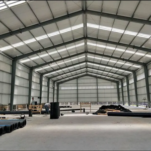 1000 Square Meter Prefabricated Ready Made Steel Structure Warehouse Building For Food Factory