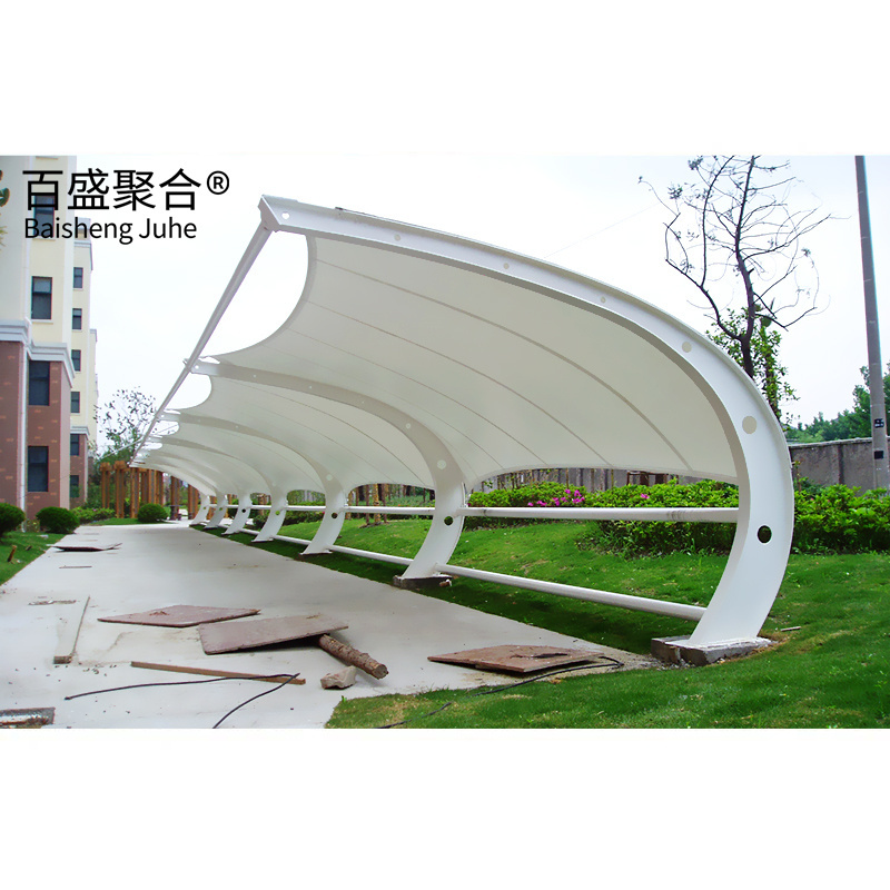 Modern Carport Movable Garage Car Shelter Carport School Metal Construction Building Warehouse Steel Structure