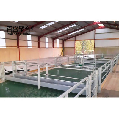 Low Cost Prefabricated Liverstock Shelter Prefab Steel Structure Farm Building House for Goat Sheep Shed Cow House Cattle Shed