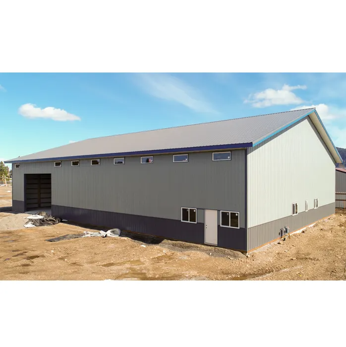 1000 Square Meter Prefabricated Ready Made Steel Structure Warehouse Building For Food Factory