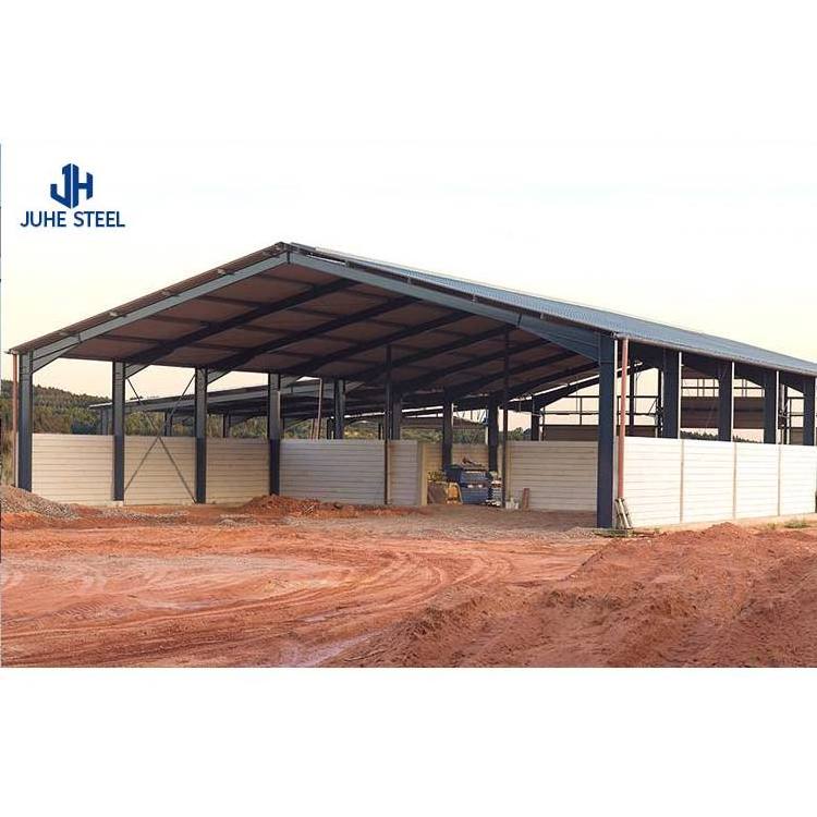 China economic prefabricated workshop prefab steel structure farm storage warehouse metal building for sales