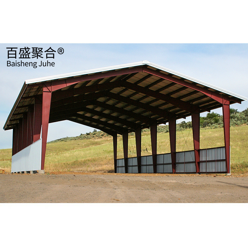 Two Storey Steel Structure House Agricultural Low Cost Cattle Shed Structural Prefab Building Steel Price Per Ton