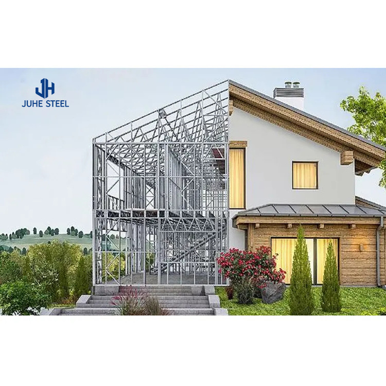 villa steel structure prefab villa modern design hotel light weight gauge steel frame pre fabricated house villa