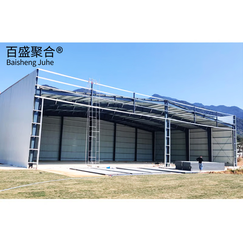 Prefab Build steel structure Aircraft Hangar building Workshop Structure Steel Structural Building Construction