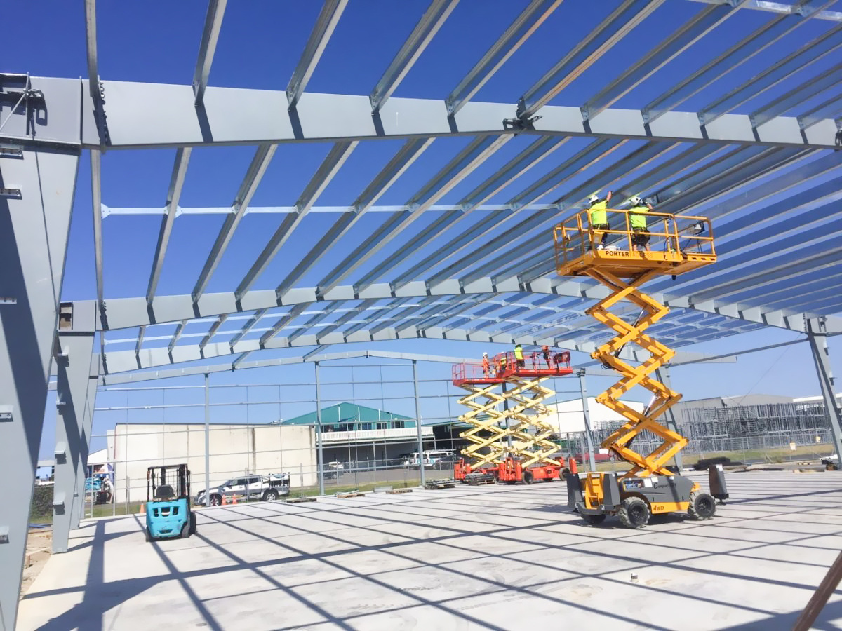 Metal fabrication Zinc coated steel structure Steel cowhouse Fabrication Steel structure Warehouse Cow Barn