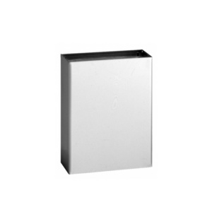 Foshan factory stainless steel 304 trash can wall mount dustbin matte surface waste bin for bathroom toilet