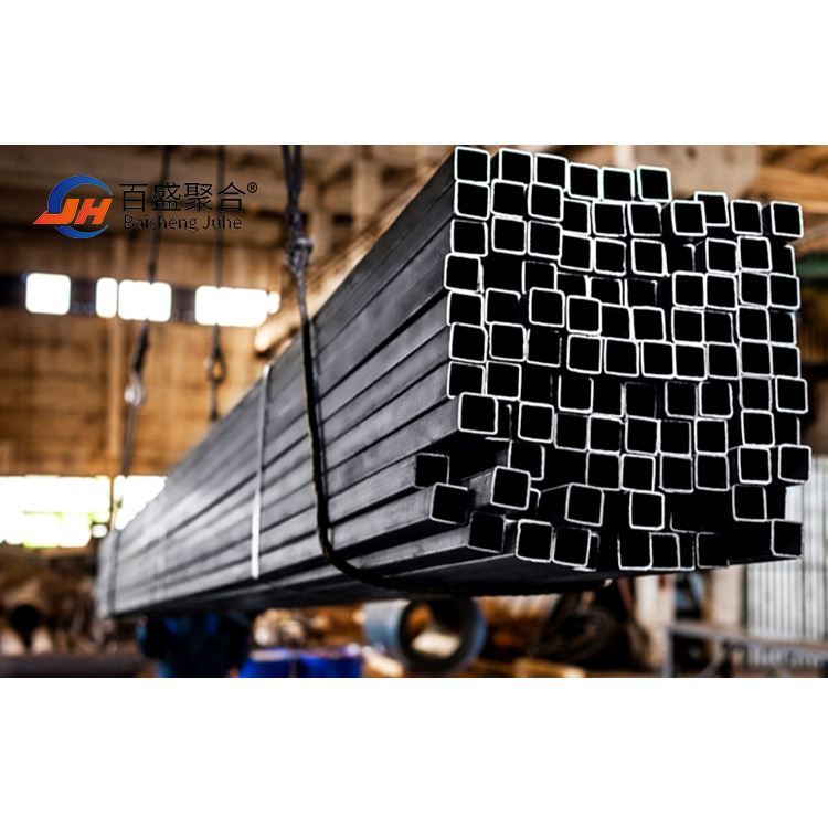 Factory price construction structure materials SHS RHS black iron tube square and rectangular hollow section steel pipe profile