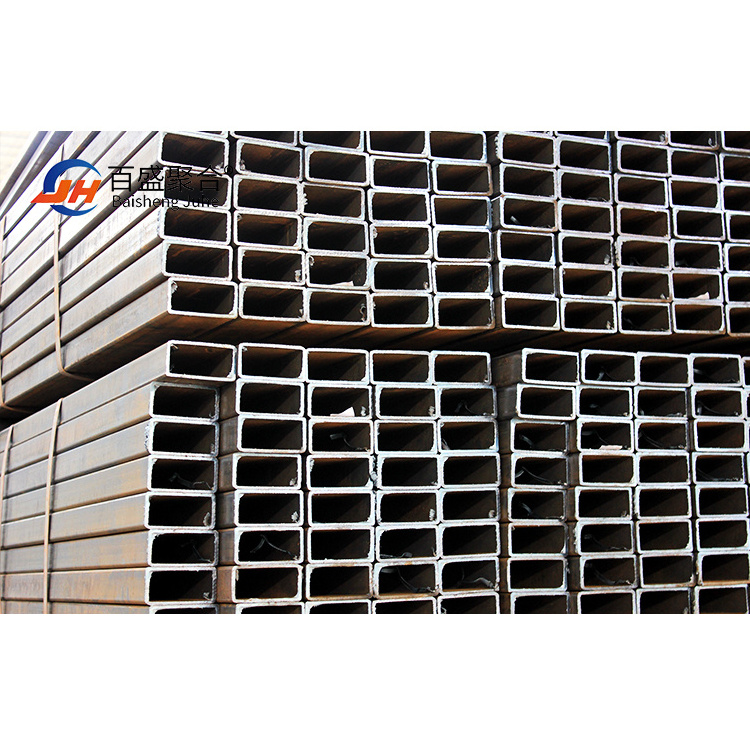 Factory price construction structure materials SHS RHS black iron tube square and rectangular hollow section steel pipe profile