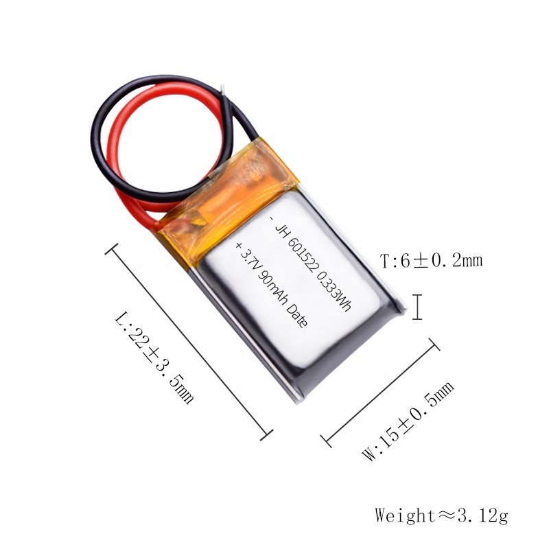 Original factory high quality Lipo Battery 451522 501522  701522 751522 135mah 5c 651522 for electric product