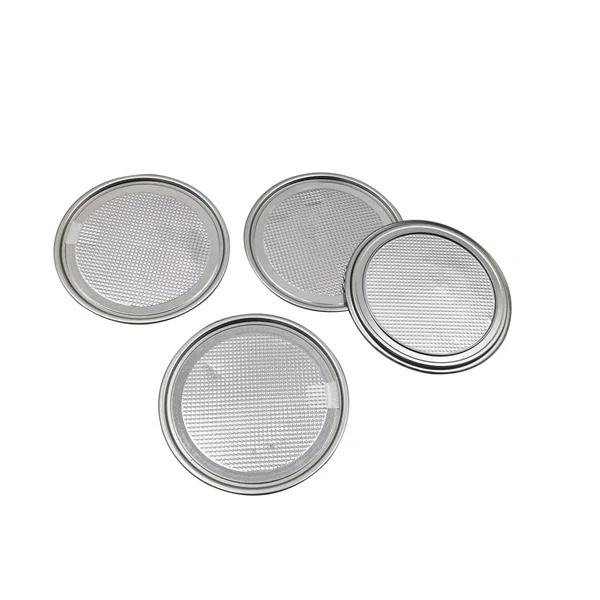 Environment-friendly High Sealing Accessories cap Aluminum Foil Easy Tearing Lid For Paper Canister