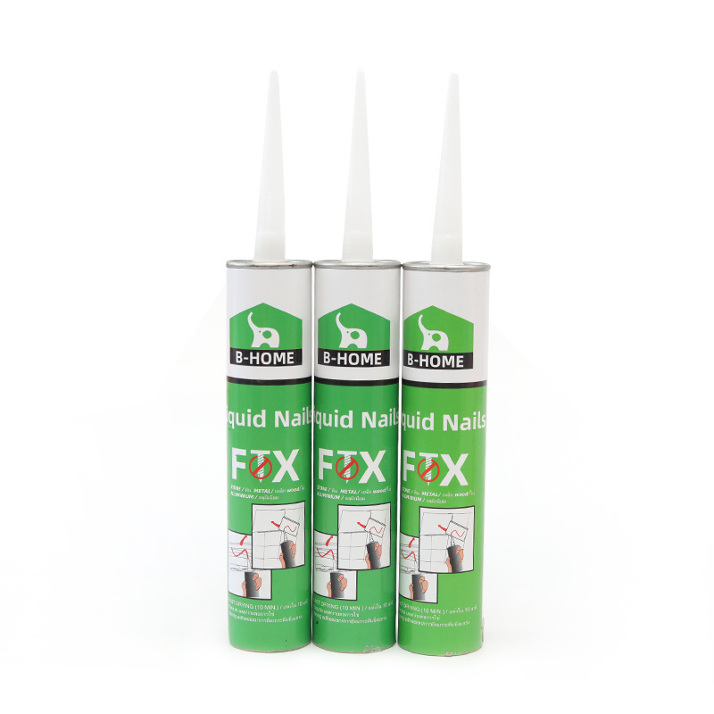 Strong Bearing Capacity Liquid Nail Free Adhesive Glue Silicone Sealant For Construction