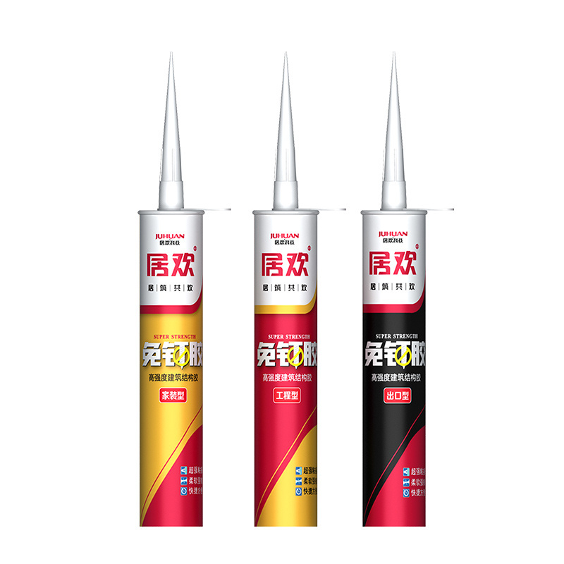 Multi-Purpose Fast Curing Weathering Resistance Liquid Nail Free Glue For Background Wall