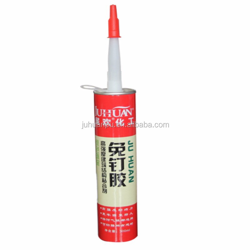 Environmentally Friendly No More Nails Construction Adhesive Fast Curing Low Odor Liquid Nail Free Glue