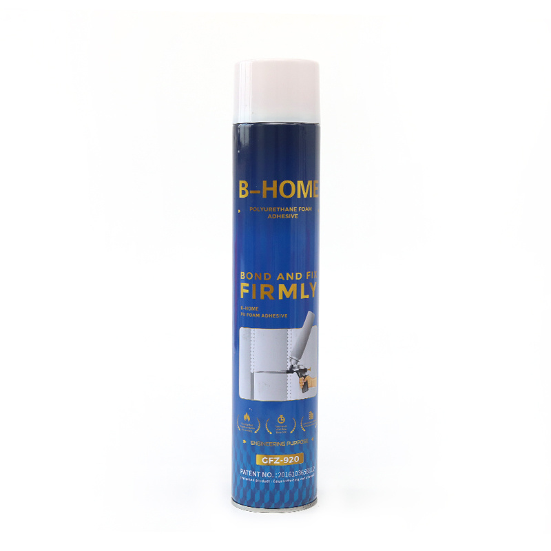 Low Expansion Pu Foam Aerosol Foam Glue Spray Insulation For XPS EPS Installation