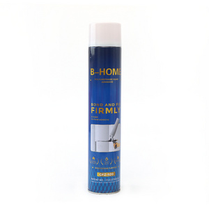 Low Expansion Pu Foam Aerosol Foam Glue Spray Insulation For XPS EPS Installation