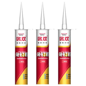 Oem Fast Dry Strong Adhesion Water-proof Liquid Nail Free Adhesive Silicone Sealant Glue For Construction