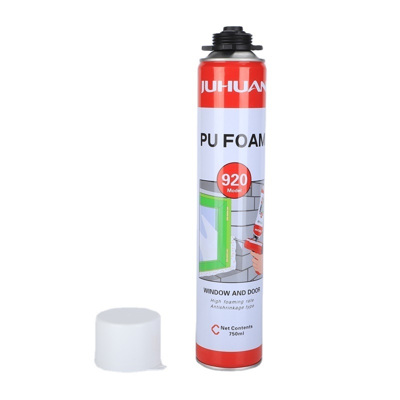 Juhuan Economical All Purpose Expanding Pu Foam Large Mounting Expansion Polyurethane Foam Closed Cell Foam Spray Insulation