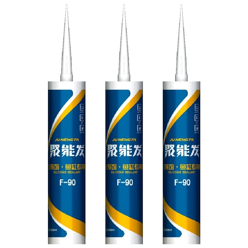 Fast curing clear acetic silicone sealant for aquarium glass boards