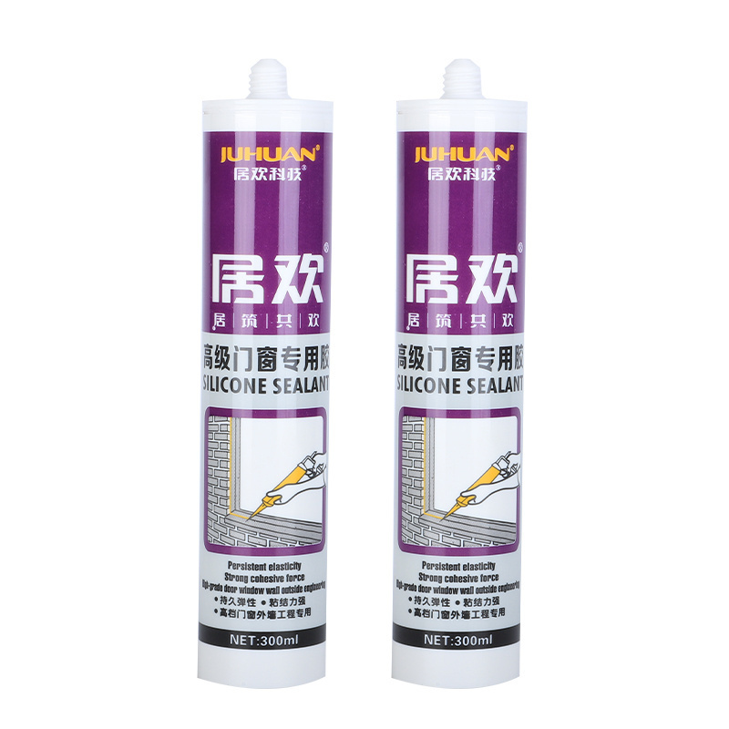 JUHUAN Direct Caulking Sealant Gp Neutral Clear Silicone Sealant For Windows Sealing